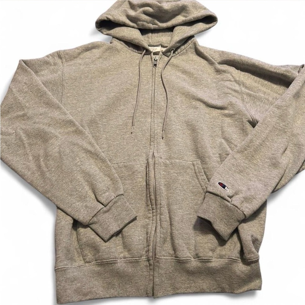 Champion Women’s  Zip-Up grey hoodie